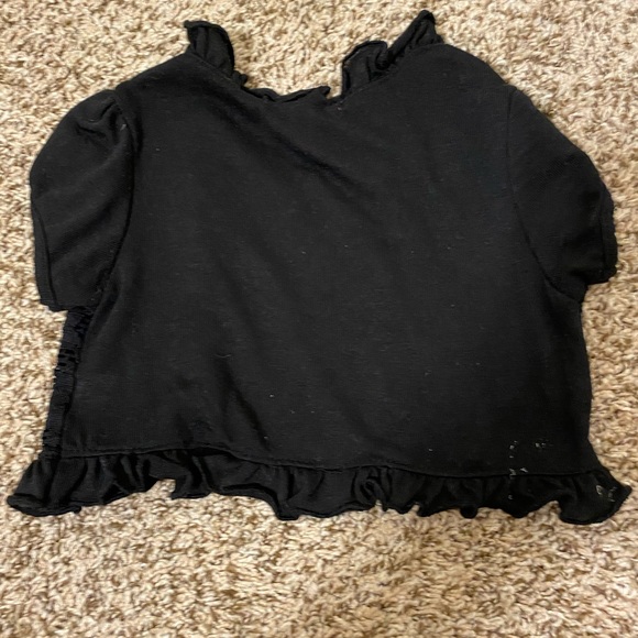 Cherry Stix large black cardigan w/ lace detail - Picture 4 of 4